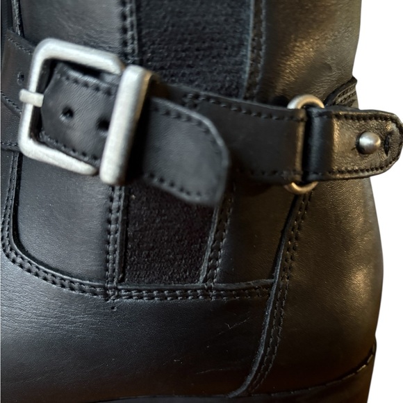 Clarks Malia Waves Knee High Boots Womens Size 9.5 Black Leather Side Zip. EUC! - Picture 14 of 14